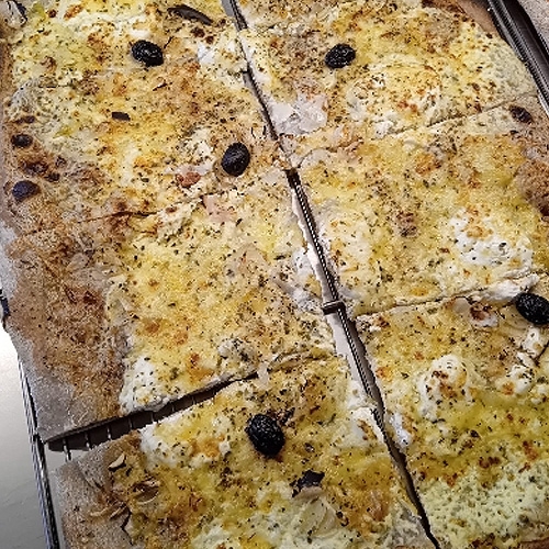 Pizza blanche